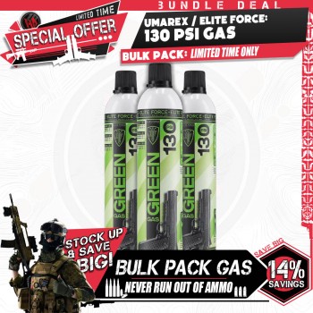 BULK DEALS: 130 PSI Green Gas (3 Pack)